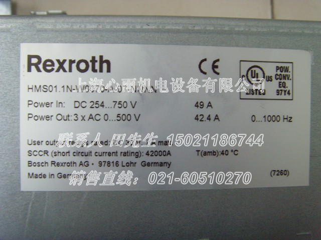 力士樂(lè)伺服驅(qū)動(dòng)器HMS02.1N-W0028-A-07-NNNN